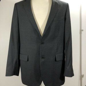Brooks Brothers Fitzgerald Blazer 42L Gray Stripe